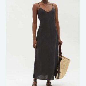 Mara Hoffman Zoya hemp midi dress in black - Small